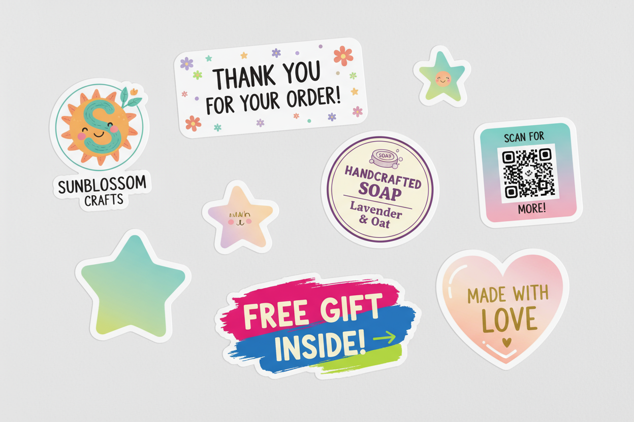 Stickers for a small business