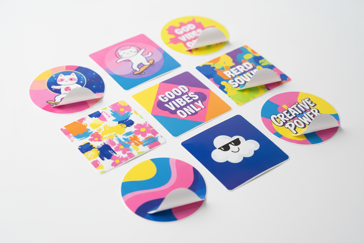 Custom vinyl stickers 